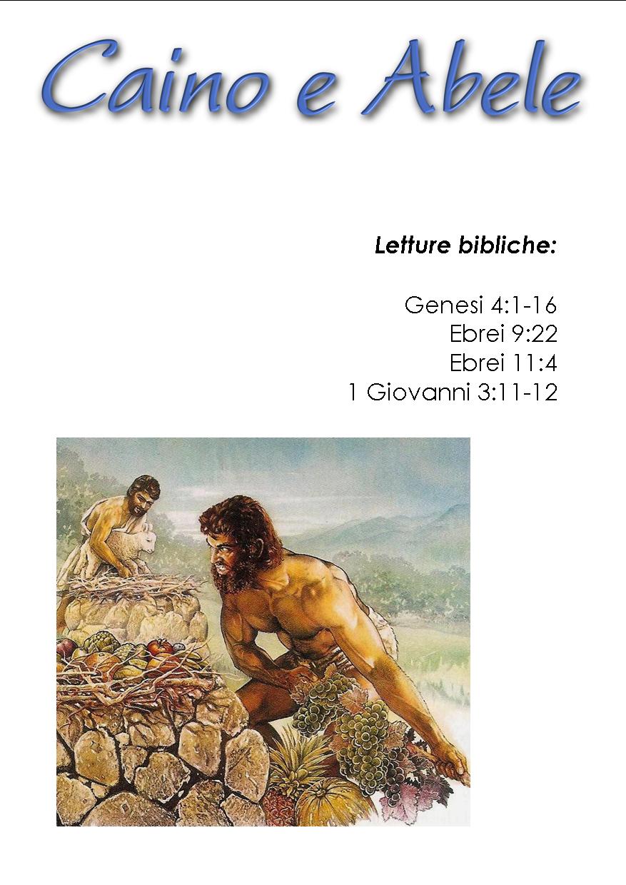 Caino E Abele Con Chi Si Sposarono Versetti da colorare